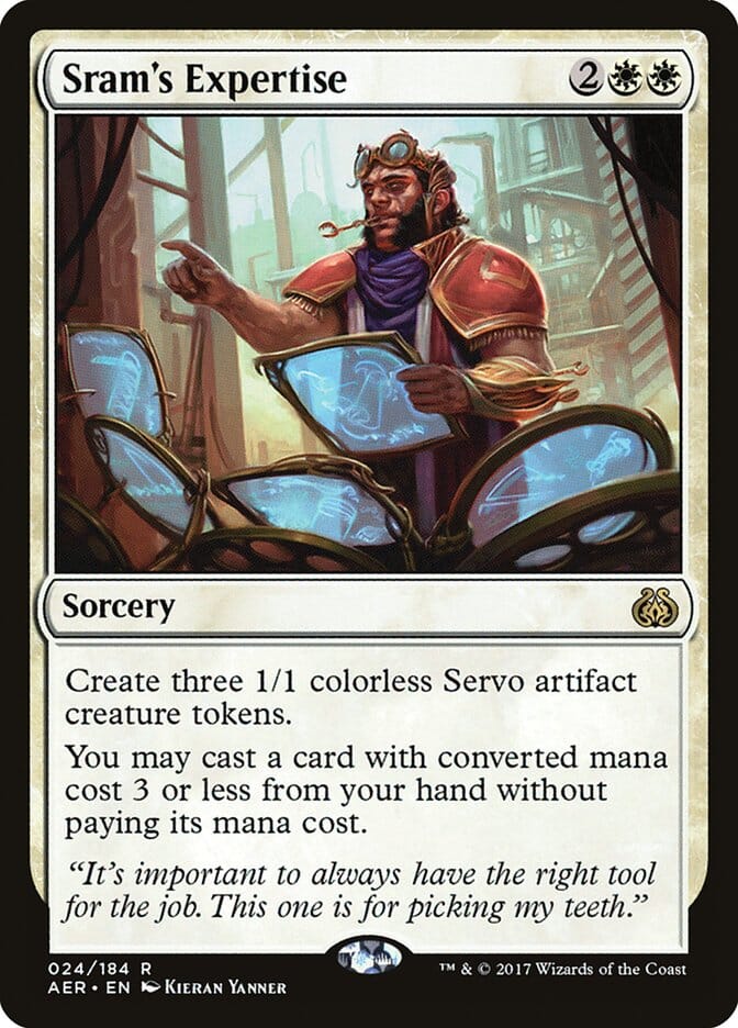 Sram's Expertise [Aether Revolt] MTG Single Magic: The Gathering  | Multizone: Comics And Games