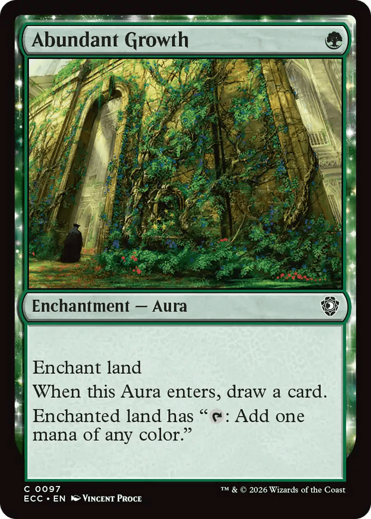 Abundant Growth [Lorwyn Eclipsed Commander] MTG Single Magic: The Gathering  | Multizone: Comics And Games