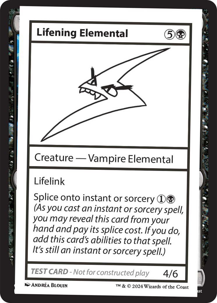 Lifening Elemental [Mystery Booster 2 Playtest Cards] MTG Single Magic: The Gathering  | Multizone: Comics And Games