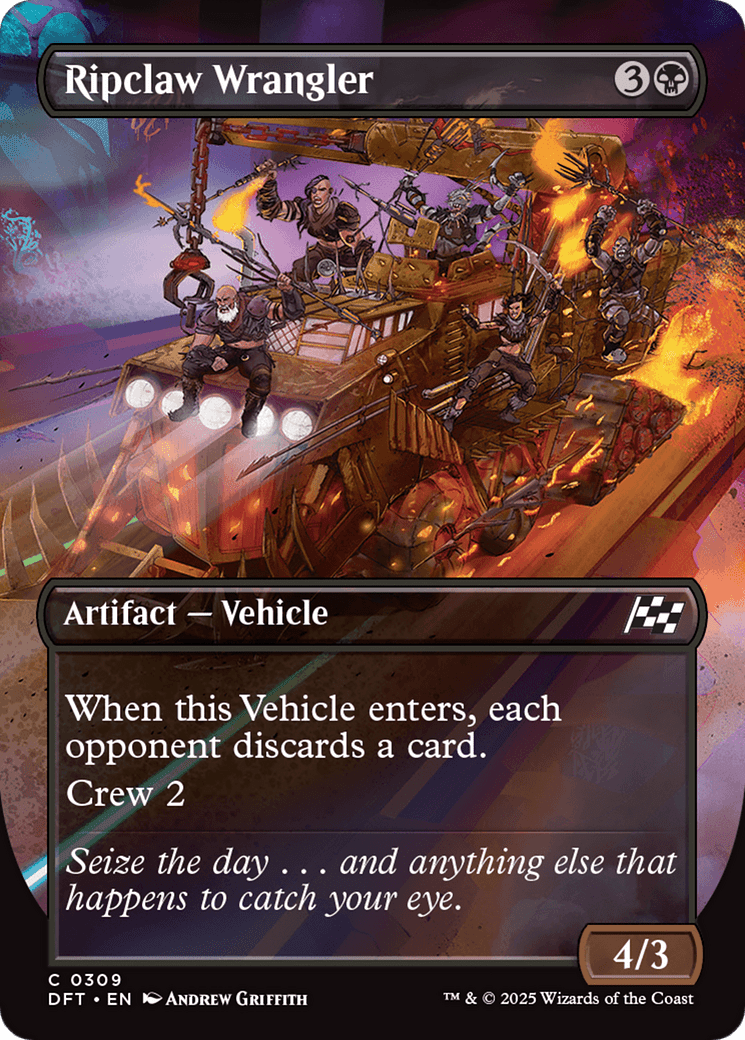 Ripclaw Wrangler (Borderless) [Aetherdrift] MTG Single Magic: The Gathering  | Multizone: Comics And Games