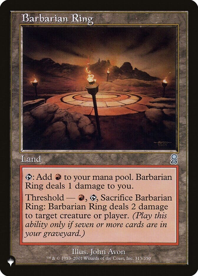 Barbarian Ring [The List] MTG Single Magic: The Gathering  | Multizone: Comics And Games