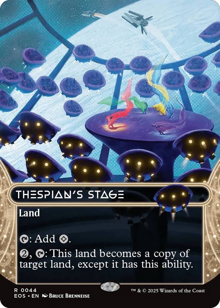 Thespian's Stage (0044) (Borderless) [Edge of Eternities: Stellar Sights] MTG Single Magic: The Gathering  | Multizone: Comics And Games