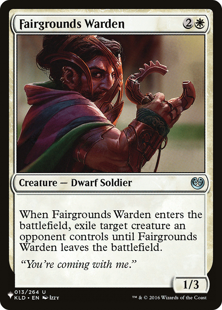 Fairgrounds Warden [The List] MTG Single Magic: The Gathering  | Multizone: Comics And Games