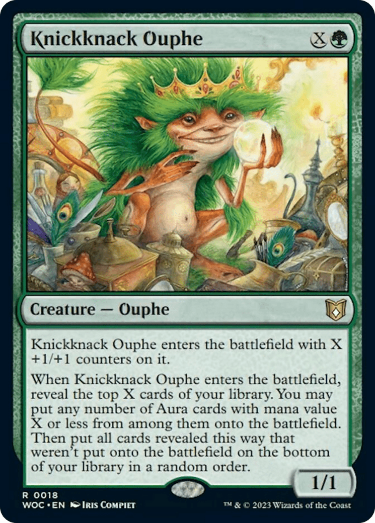 Knickknack Ouphe [Wilds of Eldraine Commander] MTG Single Magic: The Gathering  | Multizone: Comics And Games