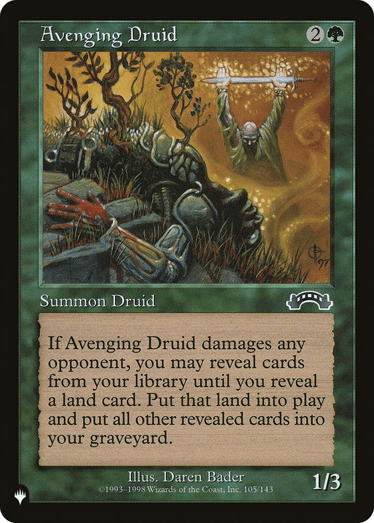 Avenging Druid [The List] MTG Single Magic: The Gathering  | Multizone: Comics And Games