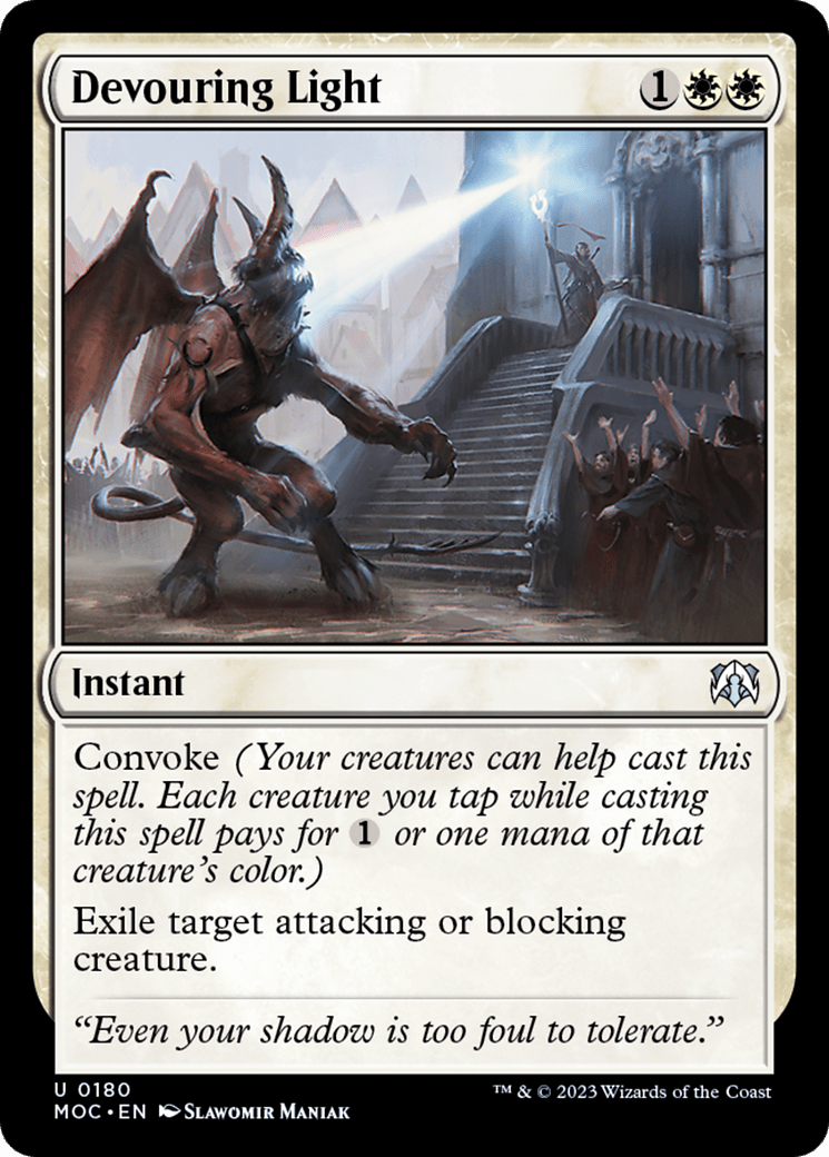 Devouring Light [March of the Machine Commander] MTG Single Magic: The Gathering  | Multizone: Comics And Games