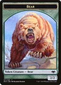 Bear // Spirit Double-Sided Token [Modern Horizons Tokens] MTG Single Magic: The Gathering  | Multizone: Comics And Games