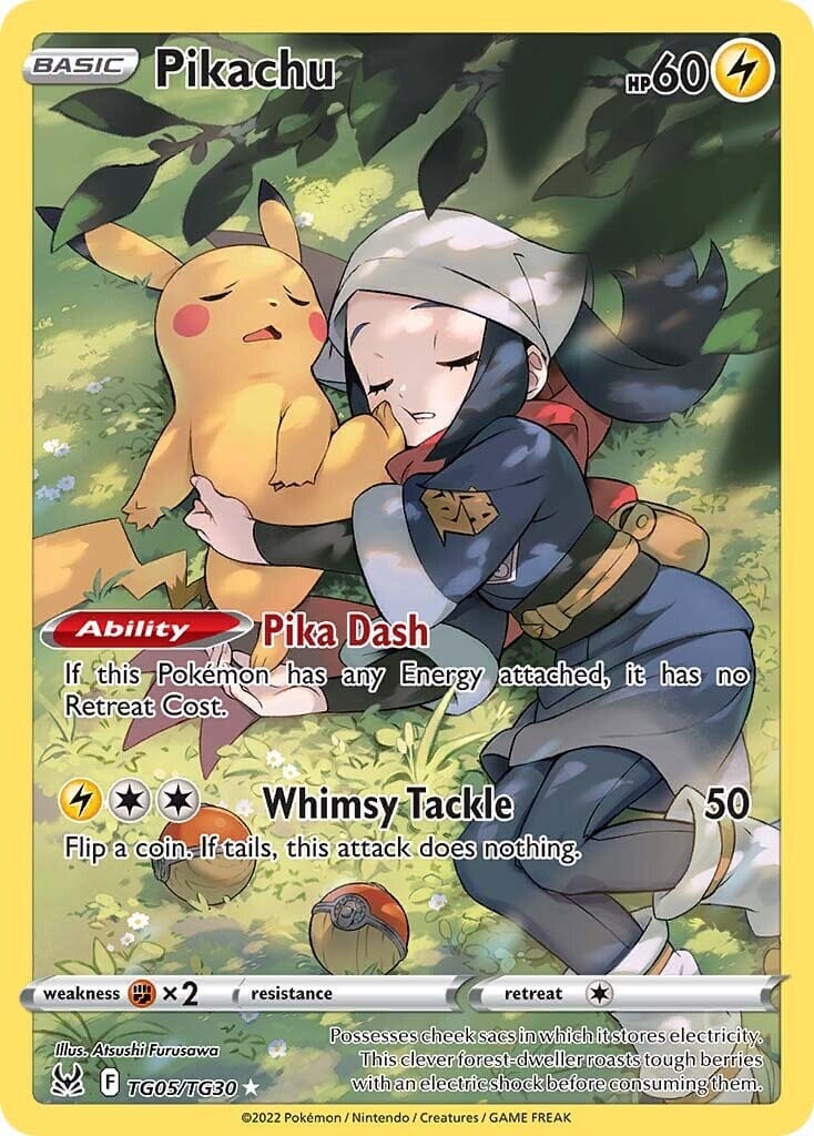 Pikachu (TG05/TG30) [Sword & Shield: Lost Origin] Pokemon Single Pokémon  | Multizone: Comics And Games