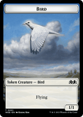 Bird // Food (0013) Double-Sided Token [Wilds of Eldraine Tokens] MTG Single Magic: The Gathering  | Multizone: Comics And Games