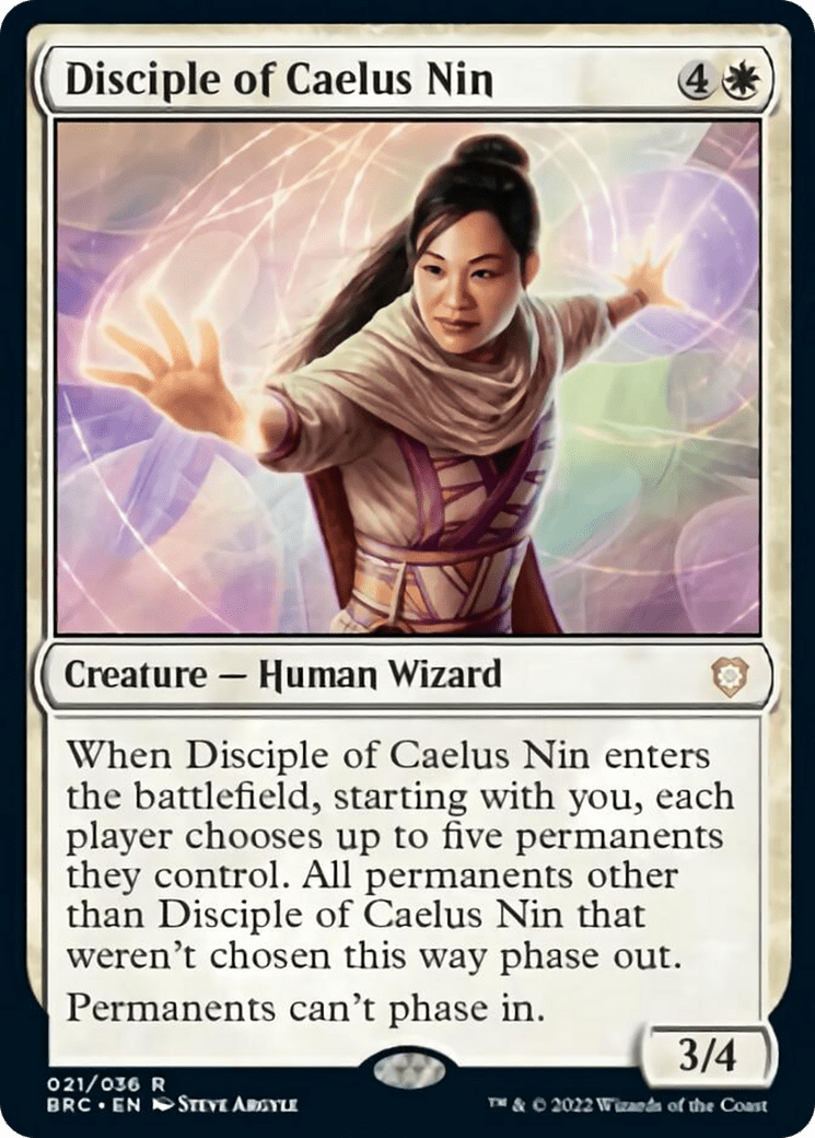Disciple of Caelus Nin [The Brothers' War Commander] MTG Single Magic: The Gathering  | Multizone: Comics And Games