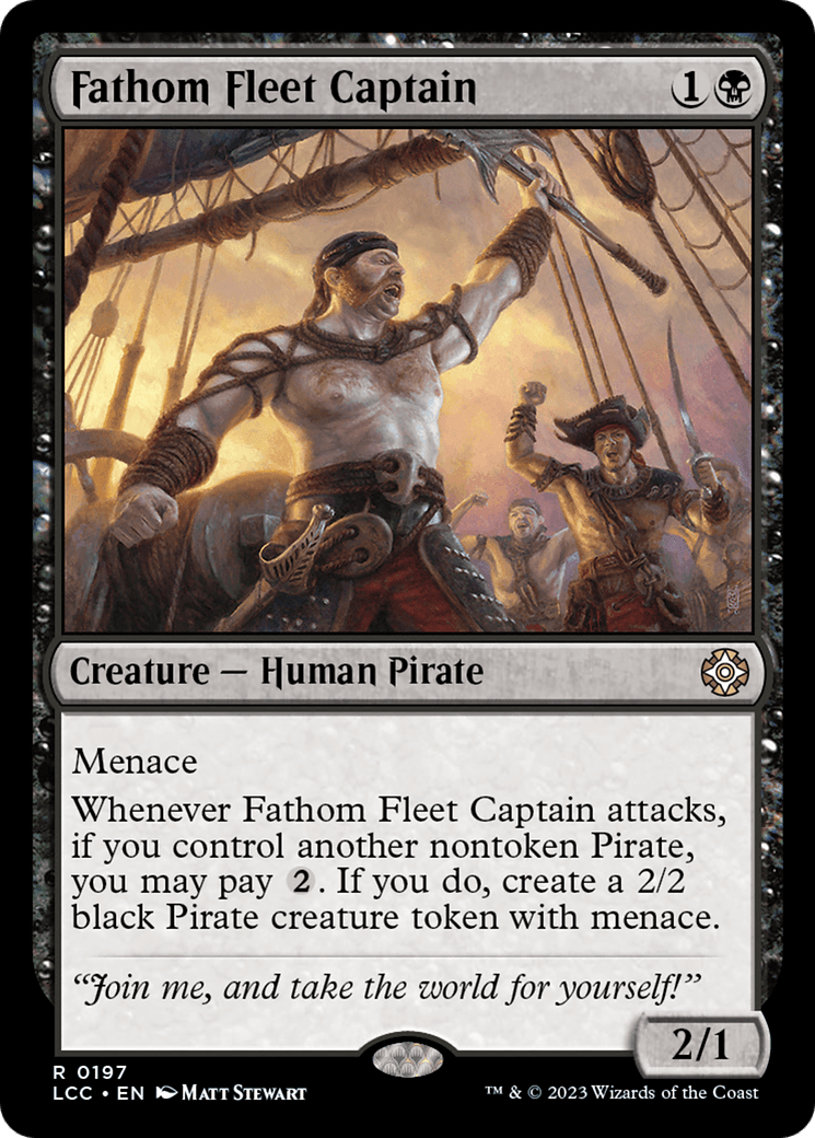 Fathom Fleet Captain [The Lost Caverns of Ixalan Commander] MTG Single Magic: The Gathering  | Multizone: Comics And Games