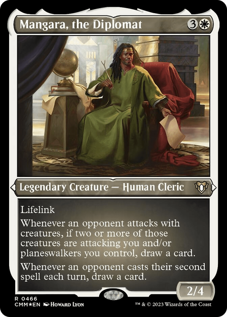 Mangara, the Diplomat (Foil Etched) [Commander Masters] MTG Single Magic: The Gathering  | Multizone: Comics And Games