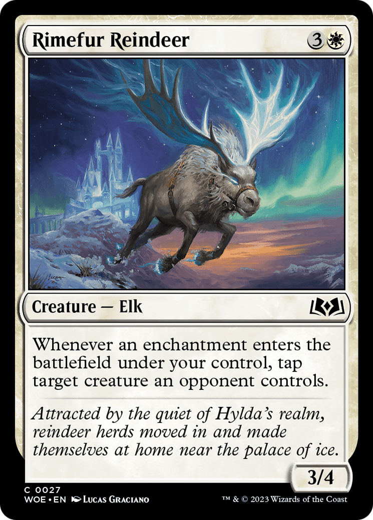 Rimefur Reindeer [Wilds of Eldraine] MTG Single Magic: The Gathering  | Multizone: Comics And Games