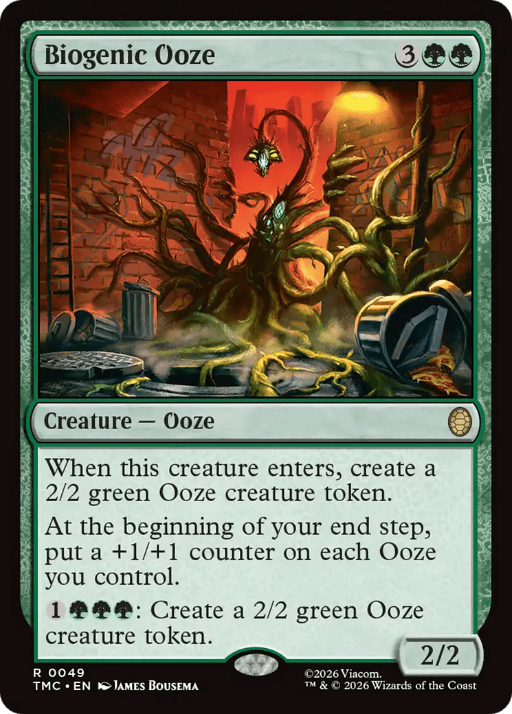 Biogenic Ooze [Teenage Mutant Ninja Turtles Commander] MTG Single Magic: The Gathering  | Multizone: Comics And Games