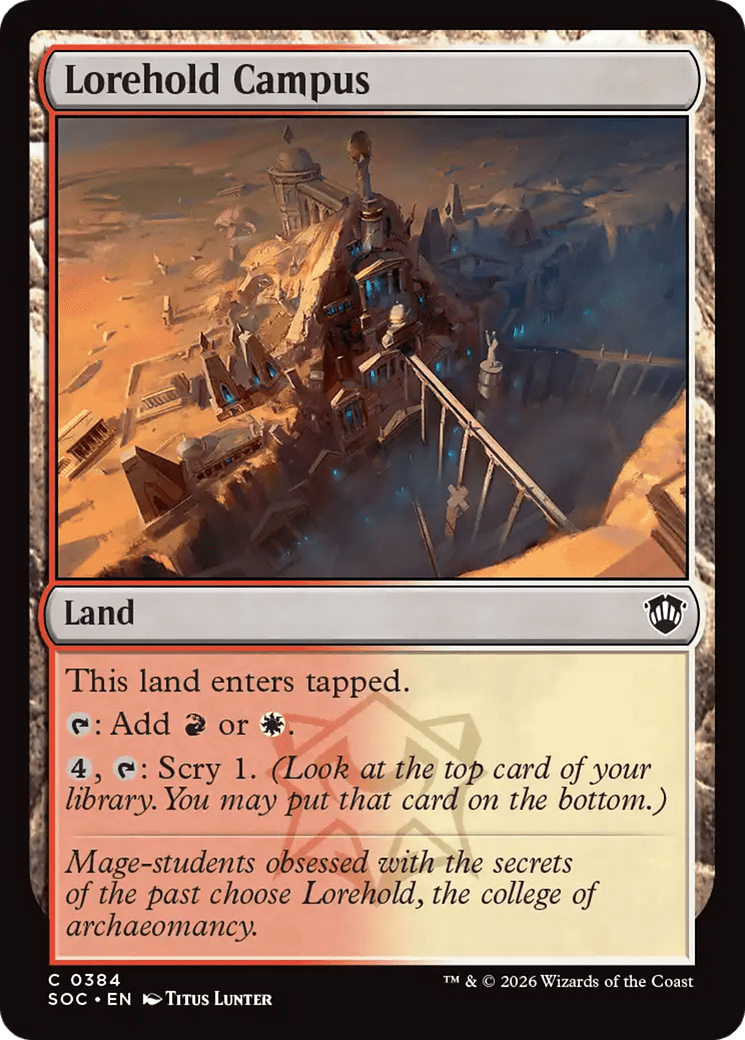 Lorehold Campus [Secrets of Strixhaven Commander] MTG Single Magic: The Gathering  | Multizone: Comics And Games