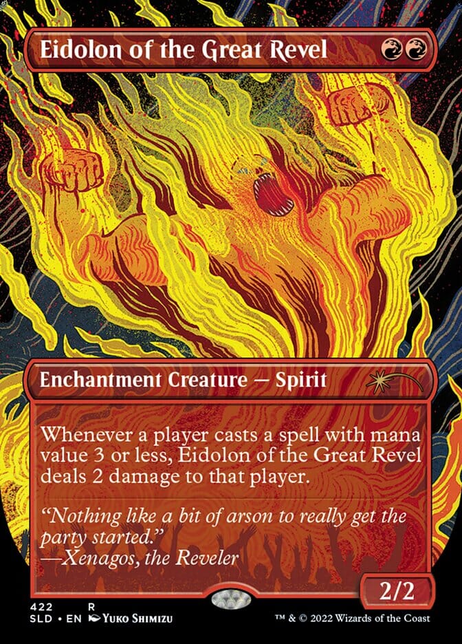 Eidolon of the Great Revel (Borderless) [Secret Lair Drop Series] MTG Single Magic: The Gathering  | Multizone: Comics And Games