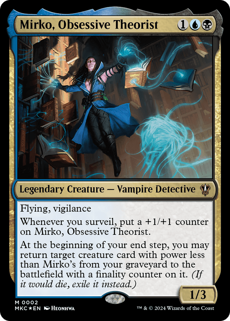 Mirko, Obsessive Theorist [Murders at Karlov Manor Commander] MTG Single Magic: The Gathering  | Multizone: Comics And Games