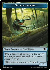 Rat // Splash Lasher Double-Sided Token [Bloomburrow Tokens] MTG Single Magic: The Gathering  | Multizone: Comics And Games