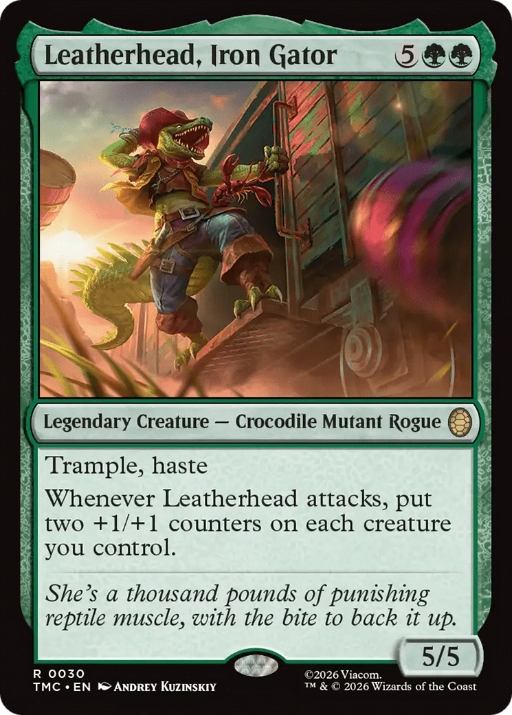 Leatherhead, Iron Gator [Teenage Mutant Ninja Turtles Commander] MTG Single Magic: The Gathering  | Multizone: Comics And Games