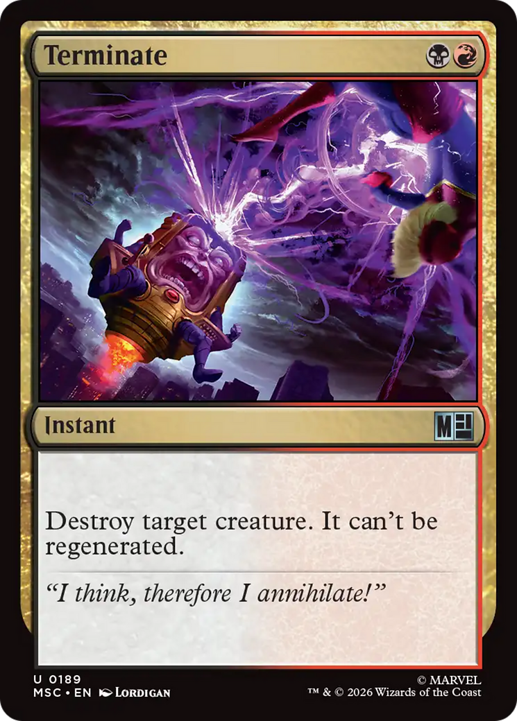 Terminate (Surge Foil) [Marvel Super Heroes Commander] | Multizone: Comics And Games