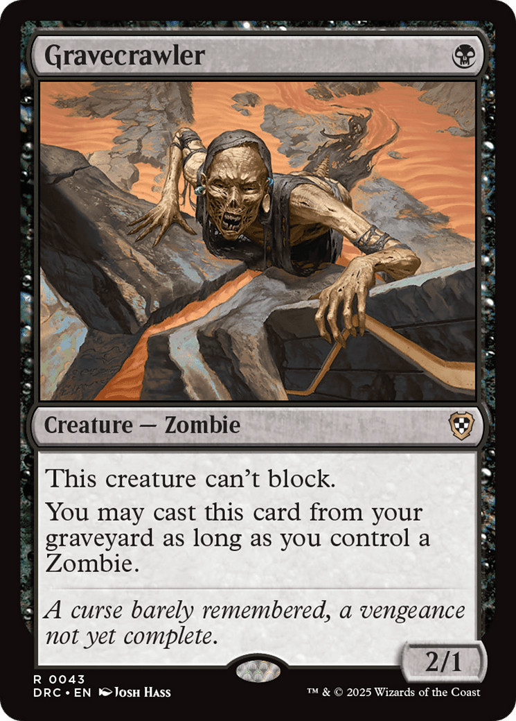 Gravecrawler [Aetherdrift Commander] MTG Single Magic: The Gathering  | Multizone: Comics And Games