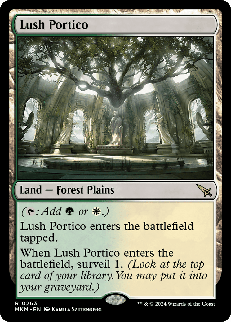 Lush Portico [Murders at Karlov Manor] MTG Single Magic: The Gathering  | Multizone: Comics And Games