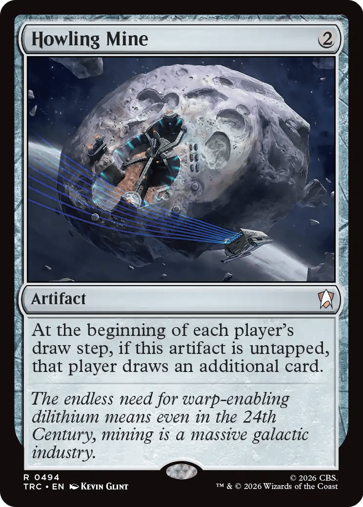 Howling Mine (Surge Foil) [Star Trek Commander] MTG Single Magic: The Gathering  | Multizone: Comics And Games
