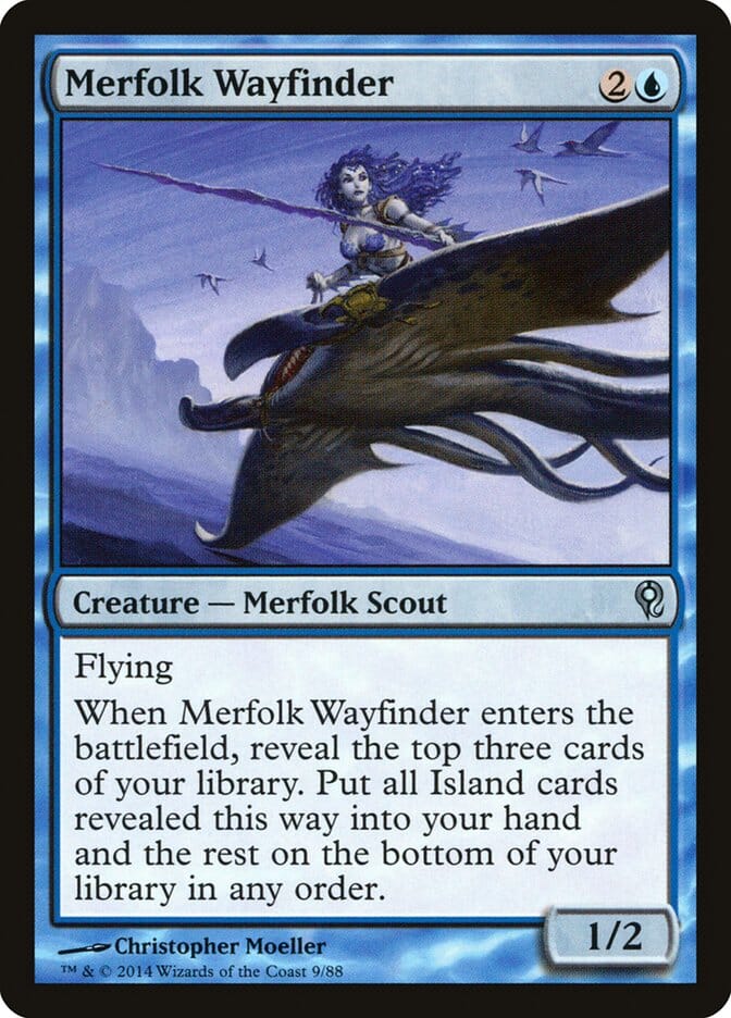 Merfolk Wayfinder [Duel Decks: Jace vs. Vraska] MTG Single Magic: The Gathering  | Multizone: Comics And Games