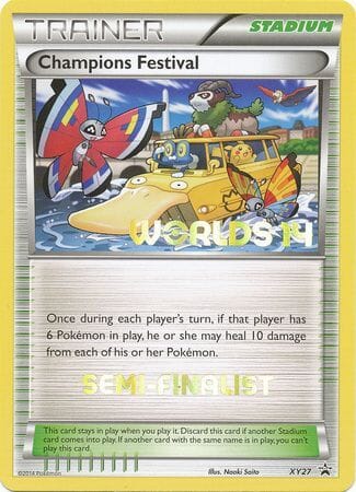 Champions Festival (XY27) (2014 Semi Finalist) [XY: Black Star Promos] Pokemon Single Pokémon  | Multizone: Comics And Games