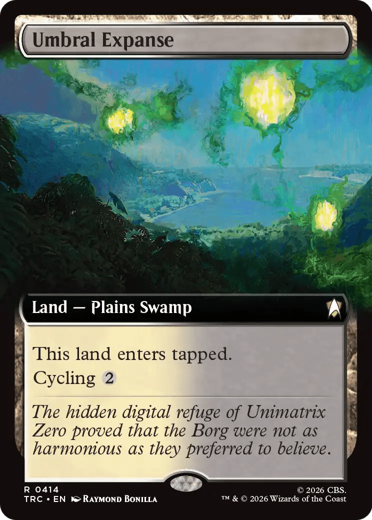 Umbral Expanse (Extended Art) [Star Trek Commander] MTG Single Magic: The Gathering  | Multizone: Comics And Games