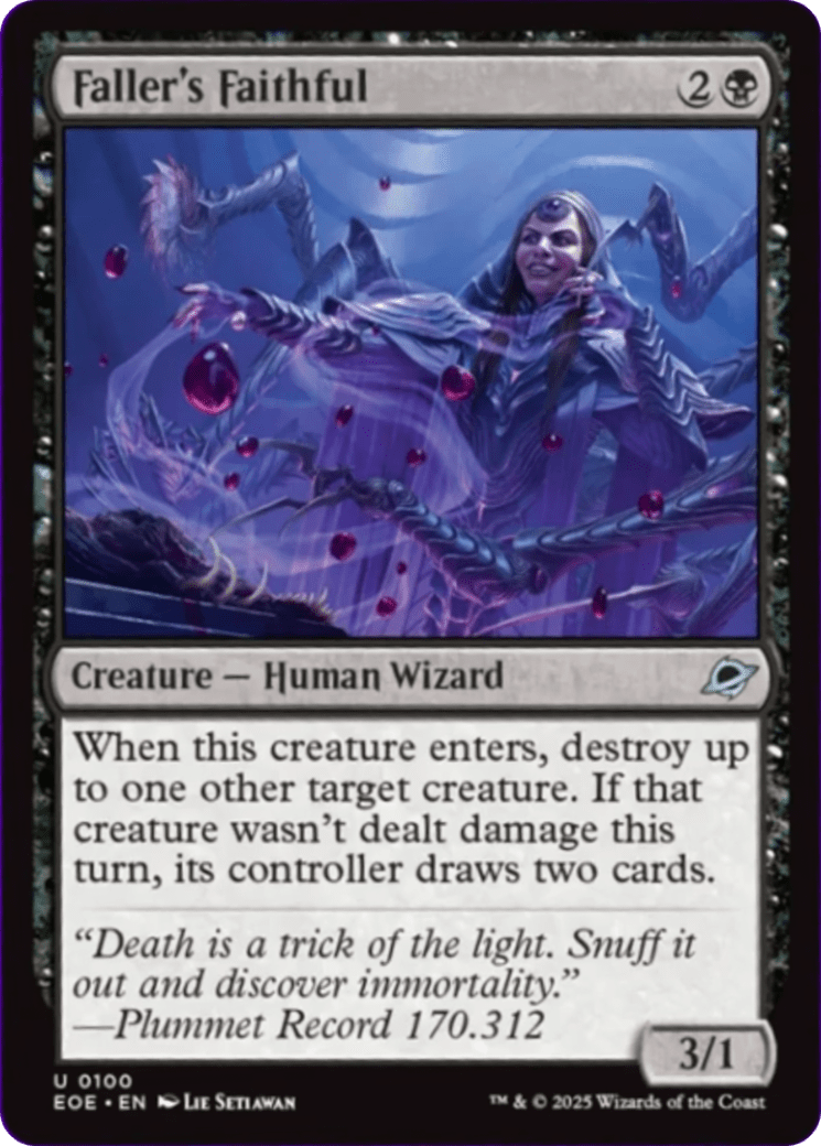 Faller's Faithful [Edge of Eternities] MTG Single Magic: The Gathering  | Multizone: Comics And Games