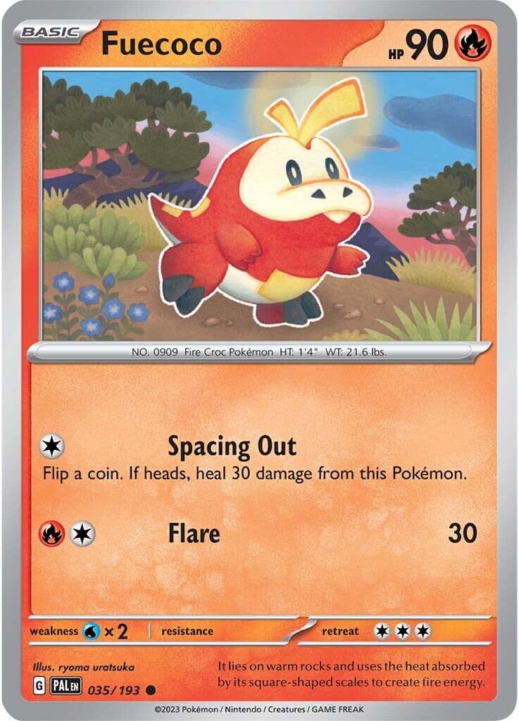 Fuecoco (035/193) [Scarlet & Violet: Paldea Evolved] Pokemon Single Pokémon  | Multizone: Comics And Games
