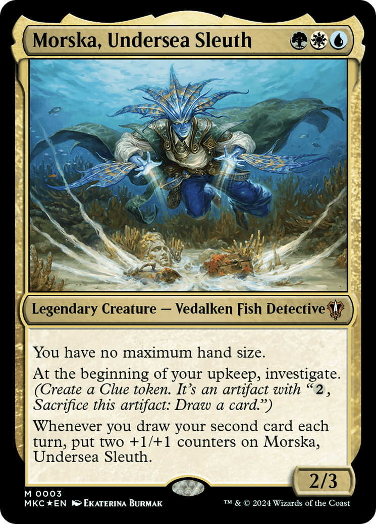 Morska, Undersea Sleuth [Murders at Karlov Manor Commander] MTG Single Magic: The Gathering  | Multizone: Comics And Games