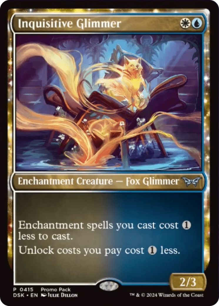 Inquisitive Glimmer (Promo Pack) [Duskmourn: House of Horror Promos] MTG Single Magic: The Gathering  | Multizone: Comics And Games