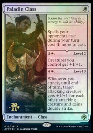 Paladin Class [Dungeons & Dragons: Adventures in the Forgotten Realms Prerelease Promos] MTG Single Magic: The Gathering  | Multizone: Comics And Games