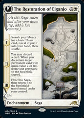 The Restoration of Eiganjo // Architect of Restoration [Kamigawa: Neon Dynasty] MTG Single Magic: The Gathering  | Multizone: Comics And Games