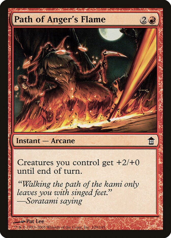 Path of Anger's Flame [Saviors of Kamigawa] MTG Single Magic: The Gathering  | Multizone: Comics And Games
