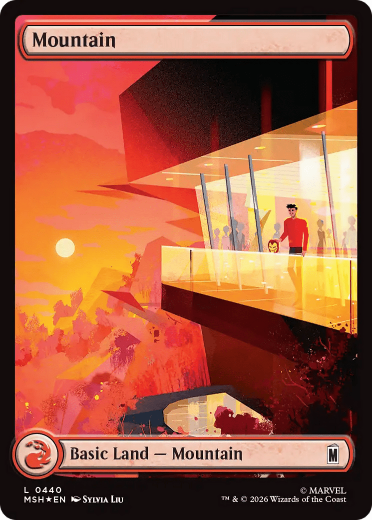 Mountain (0440) (Surge Foil) [Marvel Super Heroes] | Multizone: Comics And Games