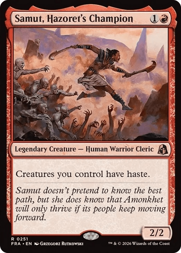 Samut, Hazoret's Champion [Reality Fracture] MTG Single Magic: The Gathering  | Multizone: Comics And Games