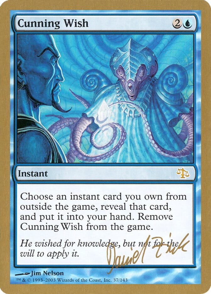Cunning Wish (Daniel Zink) [World Championship Decks 2003] MTG Single Magic: The Gathering  | Multizone: Comics And Games