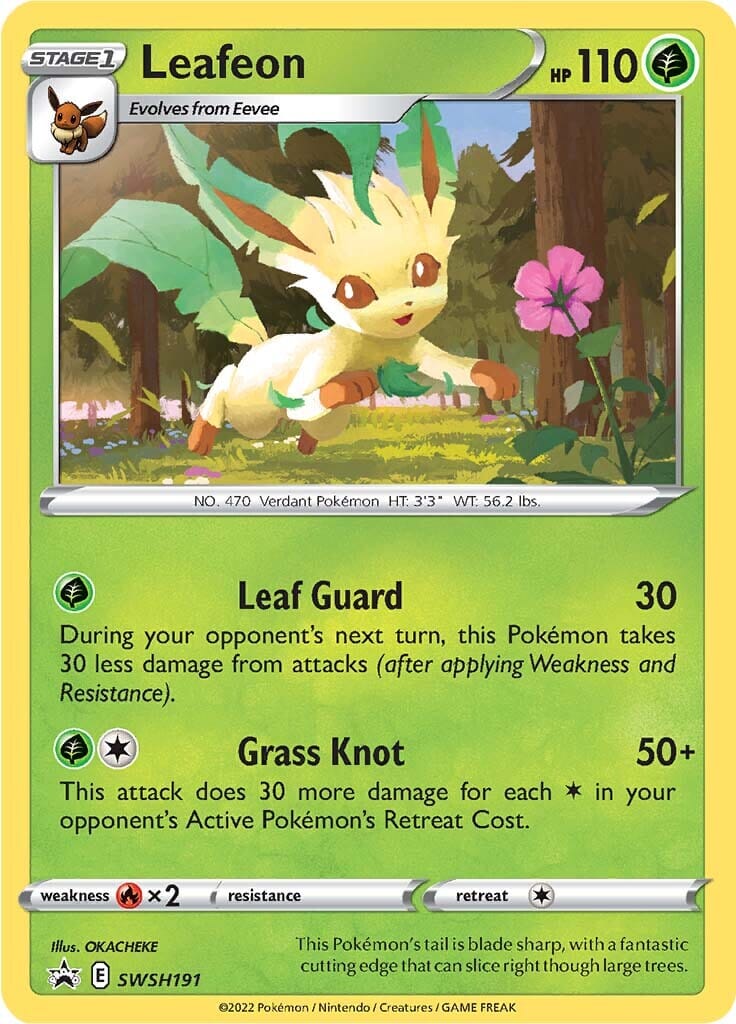 Leafeon (SWSH191) [Sword & Shield: Black Star Promos] Pokemon Single Pokémon  | Multizone: Comics And Games