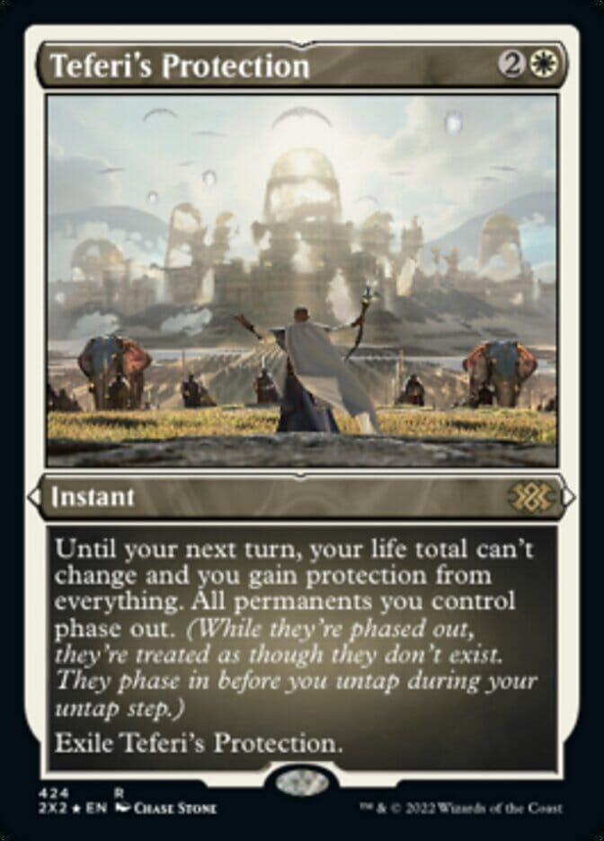 Teferi's Protection (Foil Etched) [Double Masters 2022] MTG Single Magic: The Gathering  | Multizone: Comics And Games