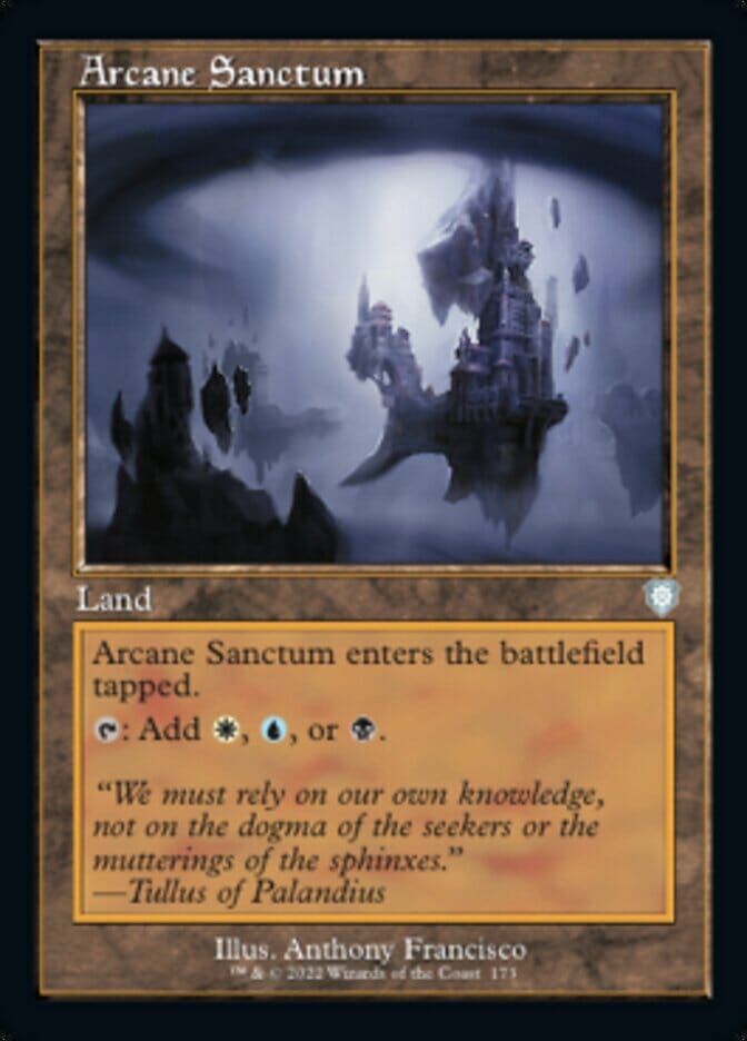 Arcane Sanctum (Retro) [The Brothers' War Commander] MTG Single Magic: The Gathering  | Multizone: Comics And Games