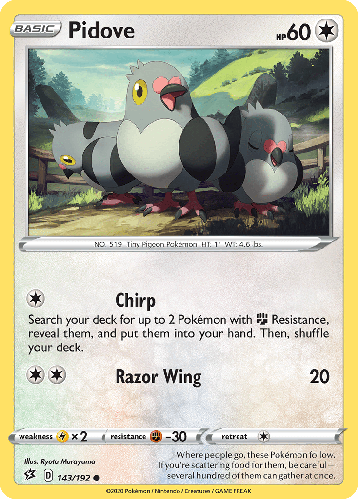 Pidove (143/192) [Sword & Shield: Rebel Clash] Pokemon Single Pokémon  | Multizone: Comics And Games