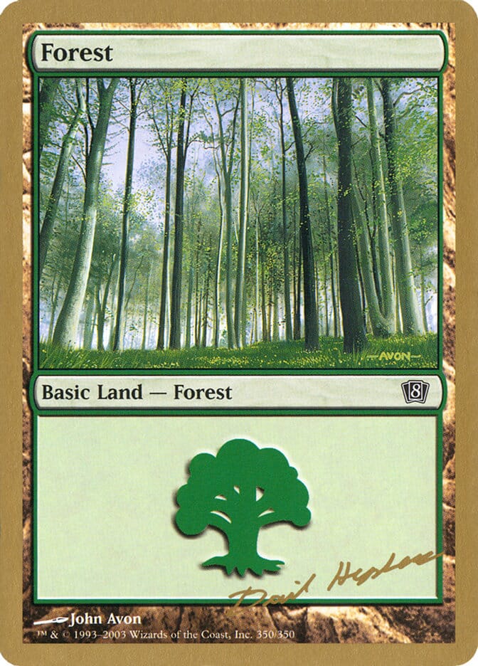Forest (dh350) (Dave Humpherys) [World Championship Decks 2003] MTG Single Magic: The Gathering  | Multizone: Comics And Games