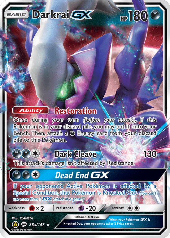 Darkrai GX (88a/147) [Alternate Art Promos] Pokemon Single Pokémon  | Multizone: Comics And Games