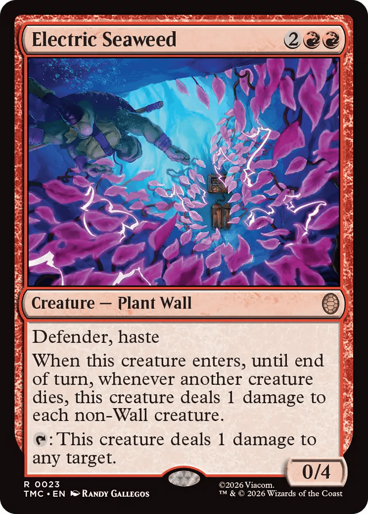 Electric Seaweed [Teenage Mutant Ninja Turtles Commander] MTG Single Magic: The Gathering  | Multizone: Comics And Games