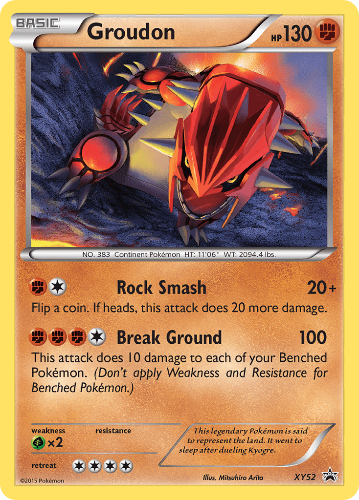 Groudon (XY52) [XY: Black Star Promos] Pokemon Single Pokémon  | Multizone: Comics And Games