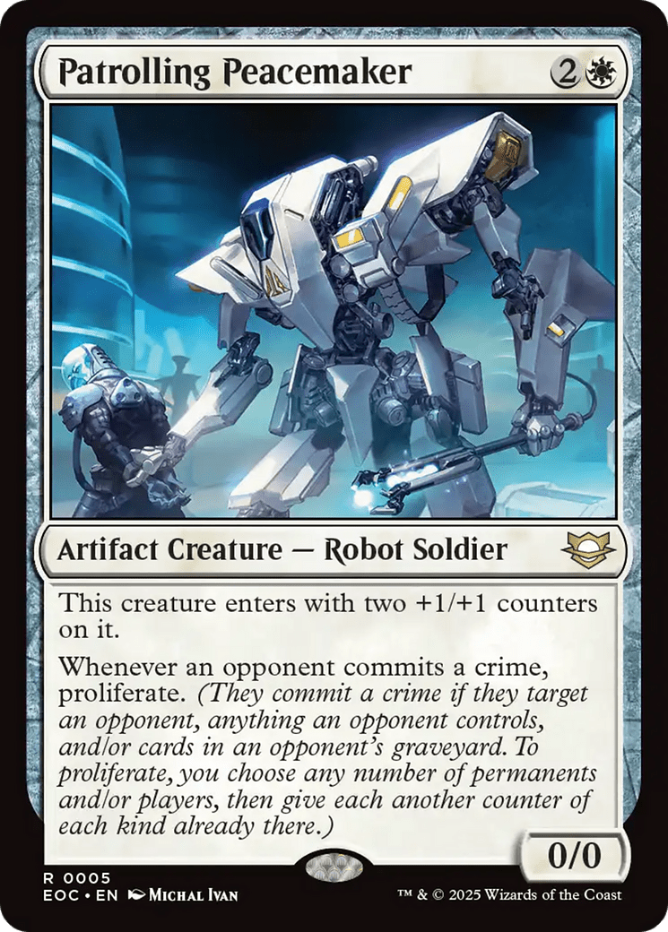 Patrolling Peacemaker [Edge of Eternities Commander] MTG Single Magic: The Gathering  | Multizone: Comics And Games
