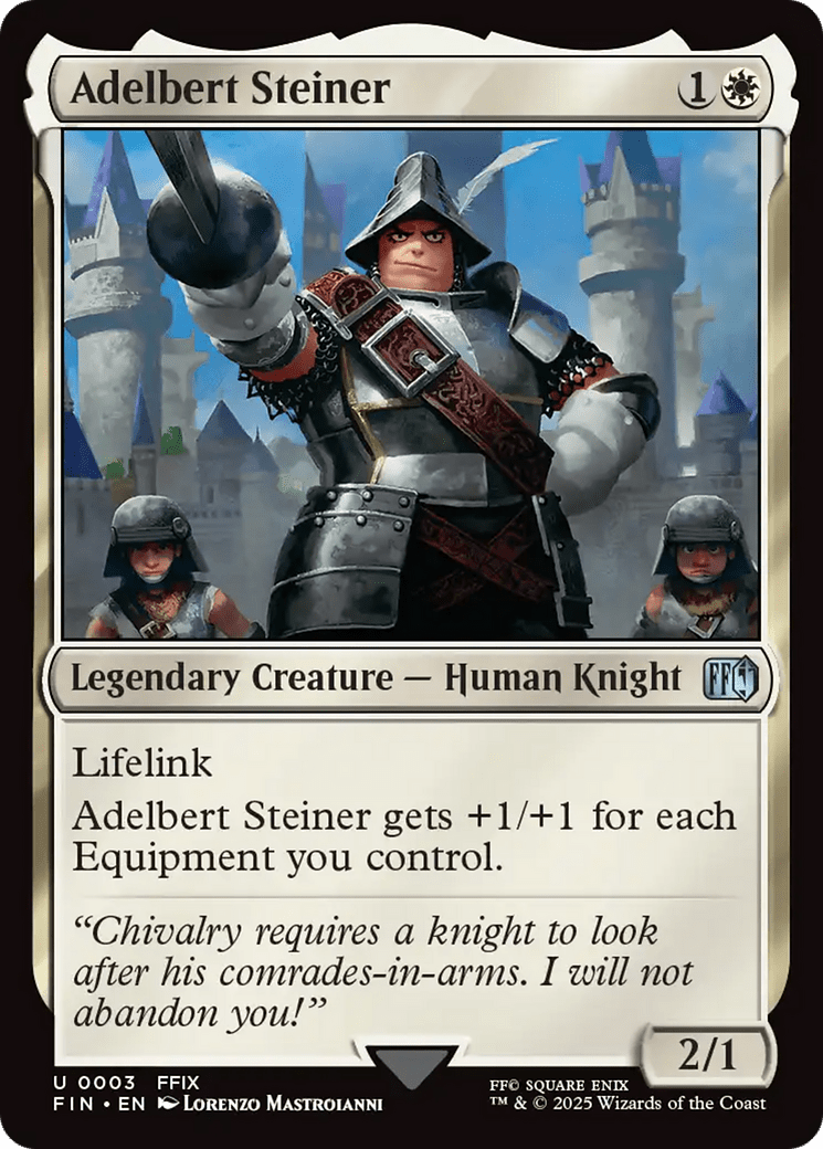 Adelbert Steiner [FINAL FANTASY] MTG Single Magic: The Gathering  | Multizone: Comics And Games